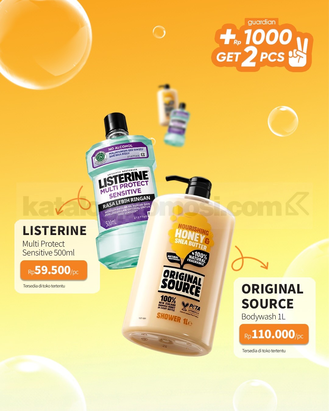 PROMO GUARDIAN HEMAT MINGGUAN TAMBAH +Rp. 1.000 DAPAT 2 PRODUK