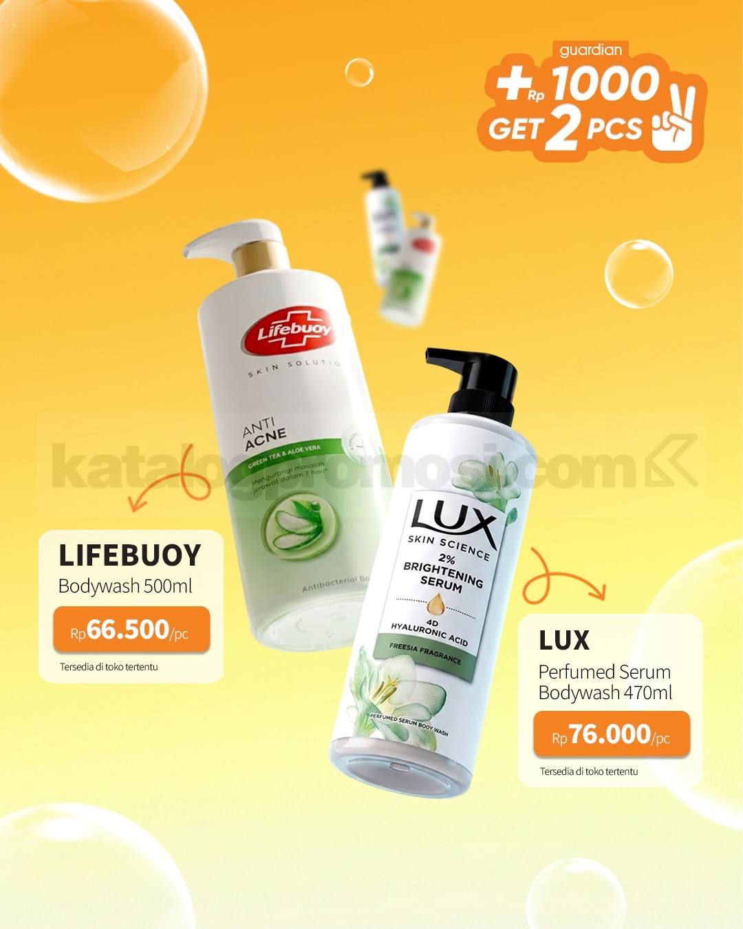 PROMO GUARDIAN HEMAT MINGGUAN TAMBAH +Rp. 1.000 DAPAT 2 PRODUK