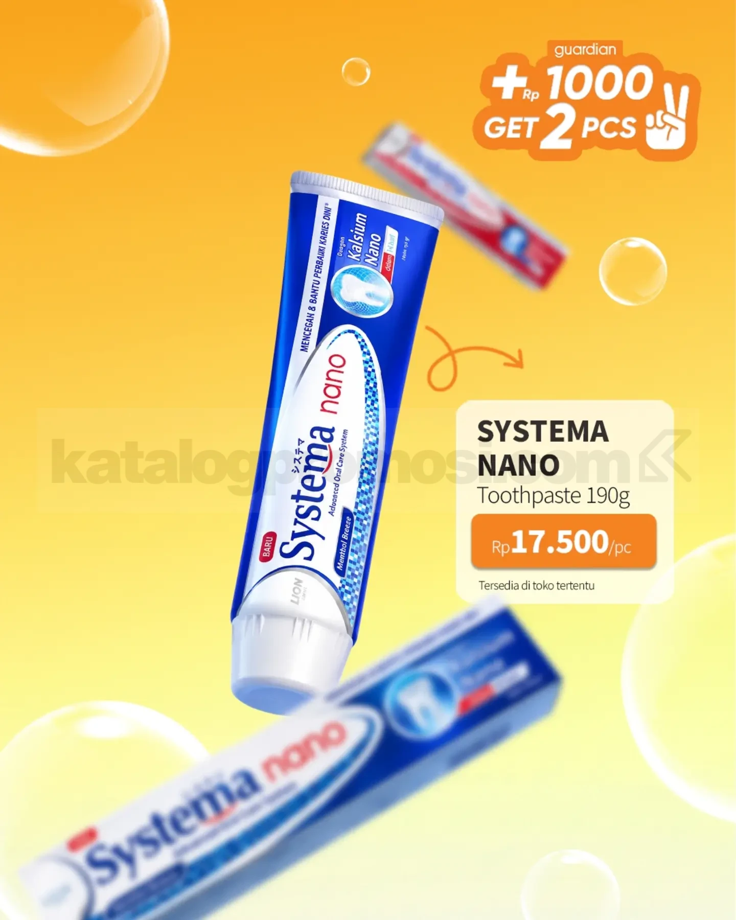 PROMO GUARDIAN SUPER HEMAT MINGGUAN - TAMBAH +Rp. 1.000 DAPAT 2 PRODUK