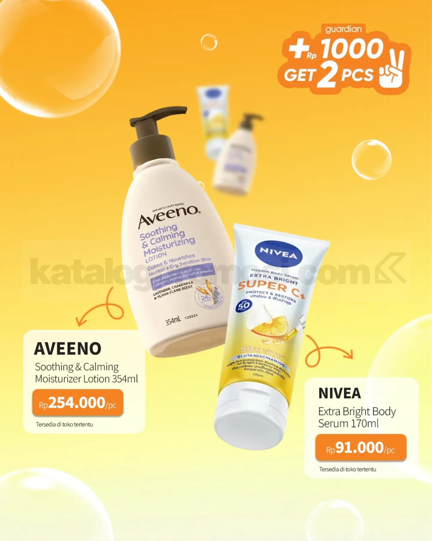 PROMO GUARDIAN SUPER HEMAT MINGGUAN - TAMBAH +Rp. 1.000 DAPAT 2 PRODUK