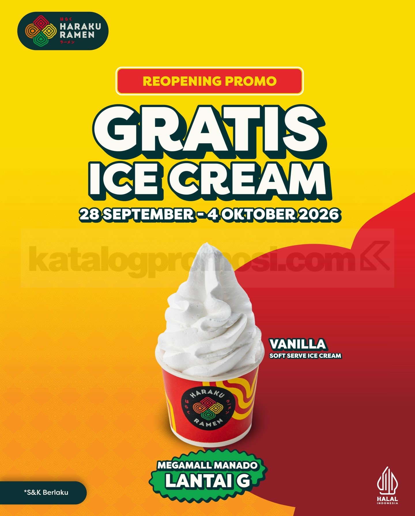 Promo Haraku Ramen Opening Beli 1 Gratis 1 Promo Haraku Ramen Opening Beli 1 Gratis 1 2
