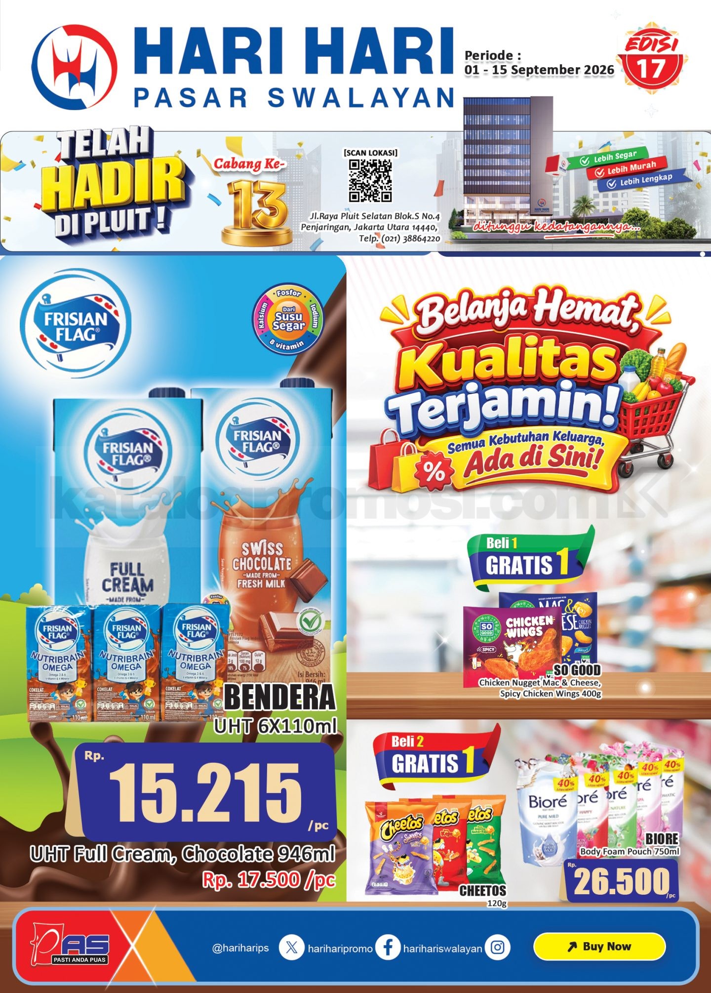 Promo Hari Hari Pasar Swalayan Katalog 01-15 September 2026