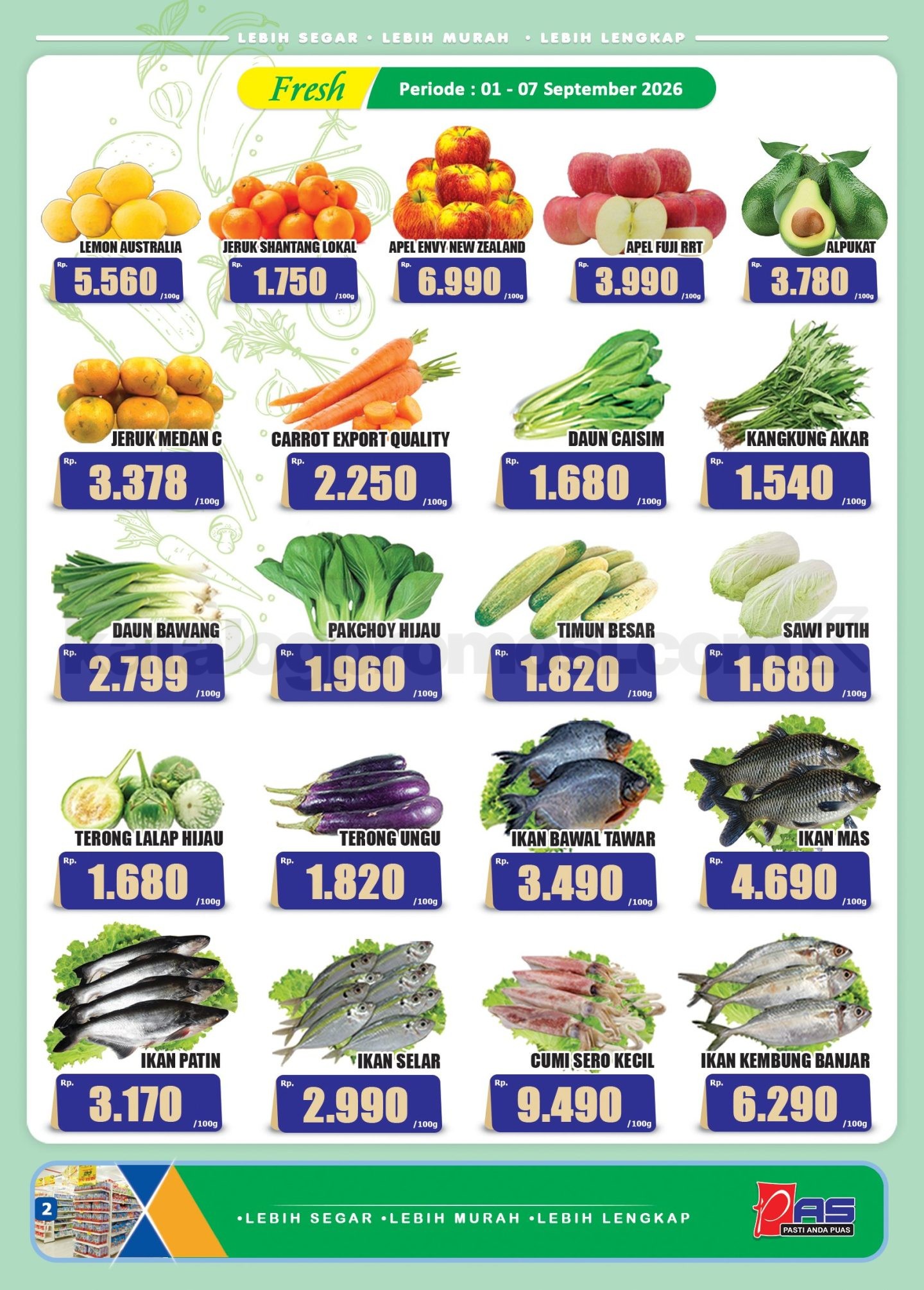 Promo Hari Hari Pasar Swalayan Katalog 01-15 September 2026