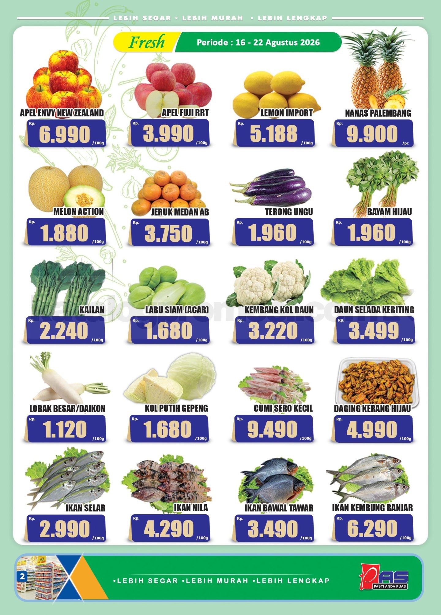 Promo Hari Hari Pasar Swalayan Katalog 16-31 Agustus 2026