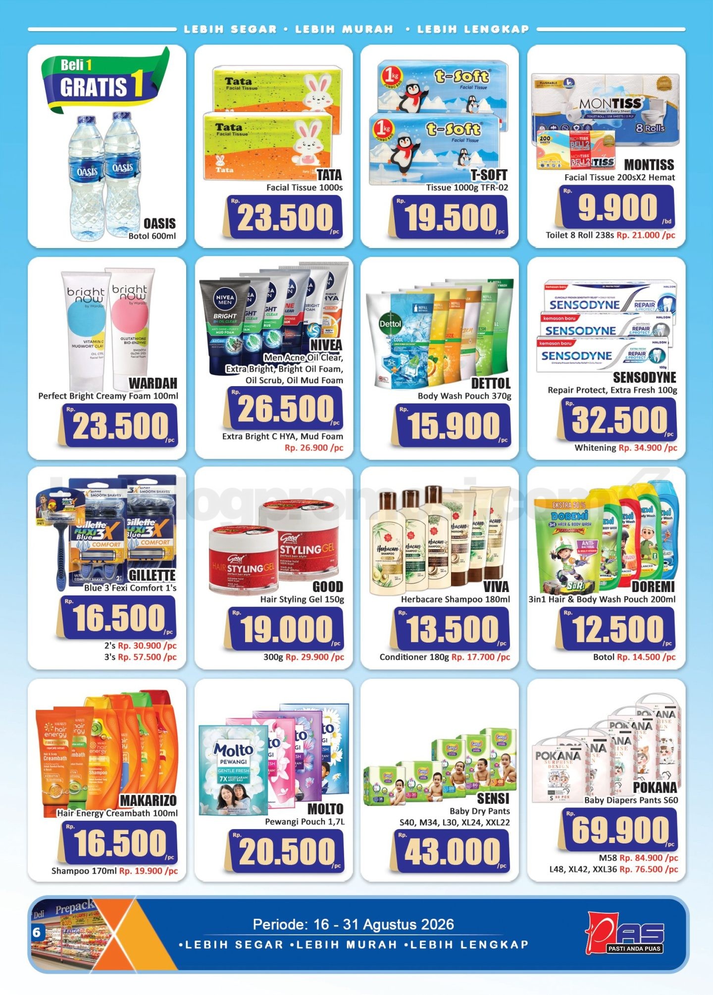 Promo Hari Hari Pasar Swalayan Katalog 16-31 Agustus 2026