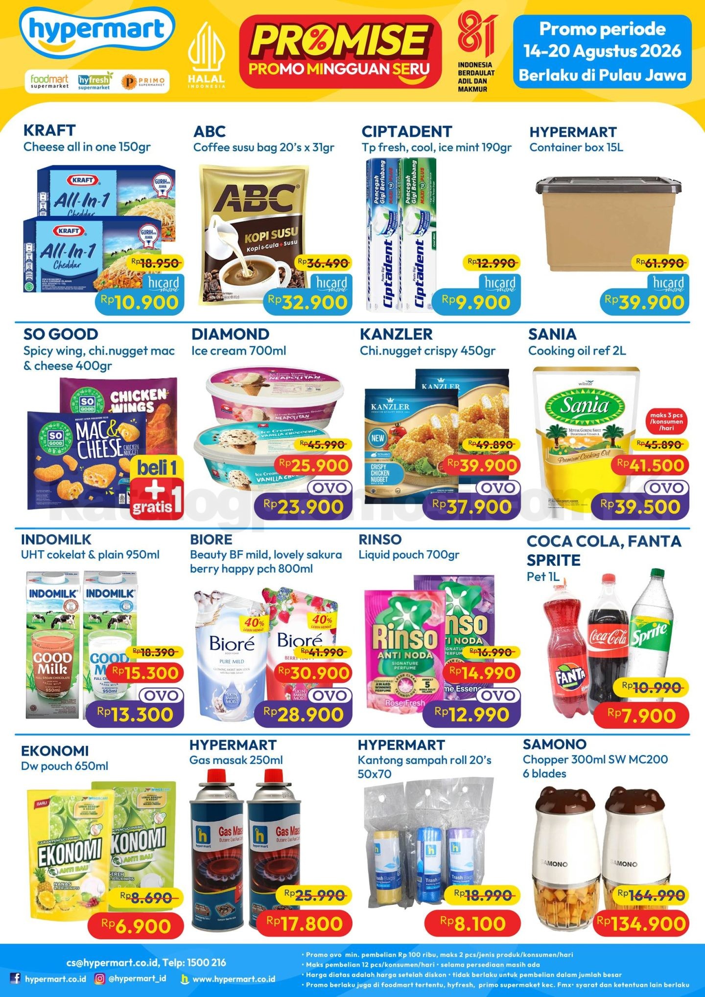 Promo Hypermart Weekday 17-20 Agustus 2026