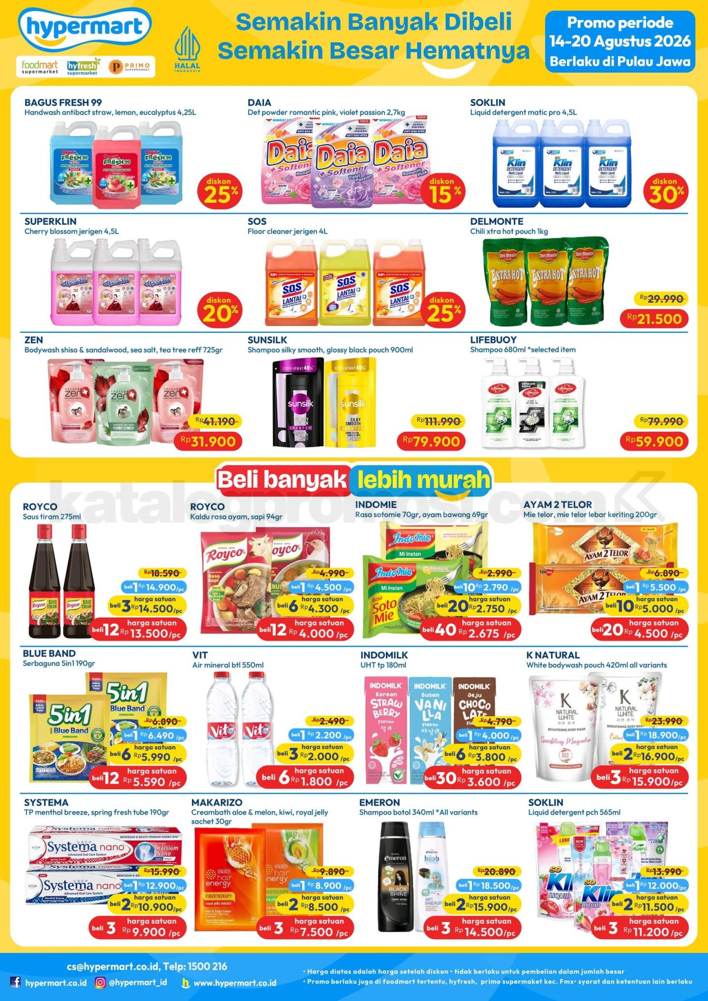 Promo Hypermart Weekday 17-20 Agustus 2026