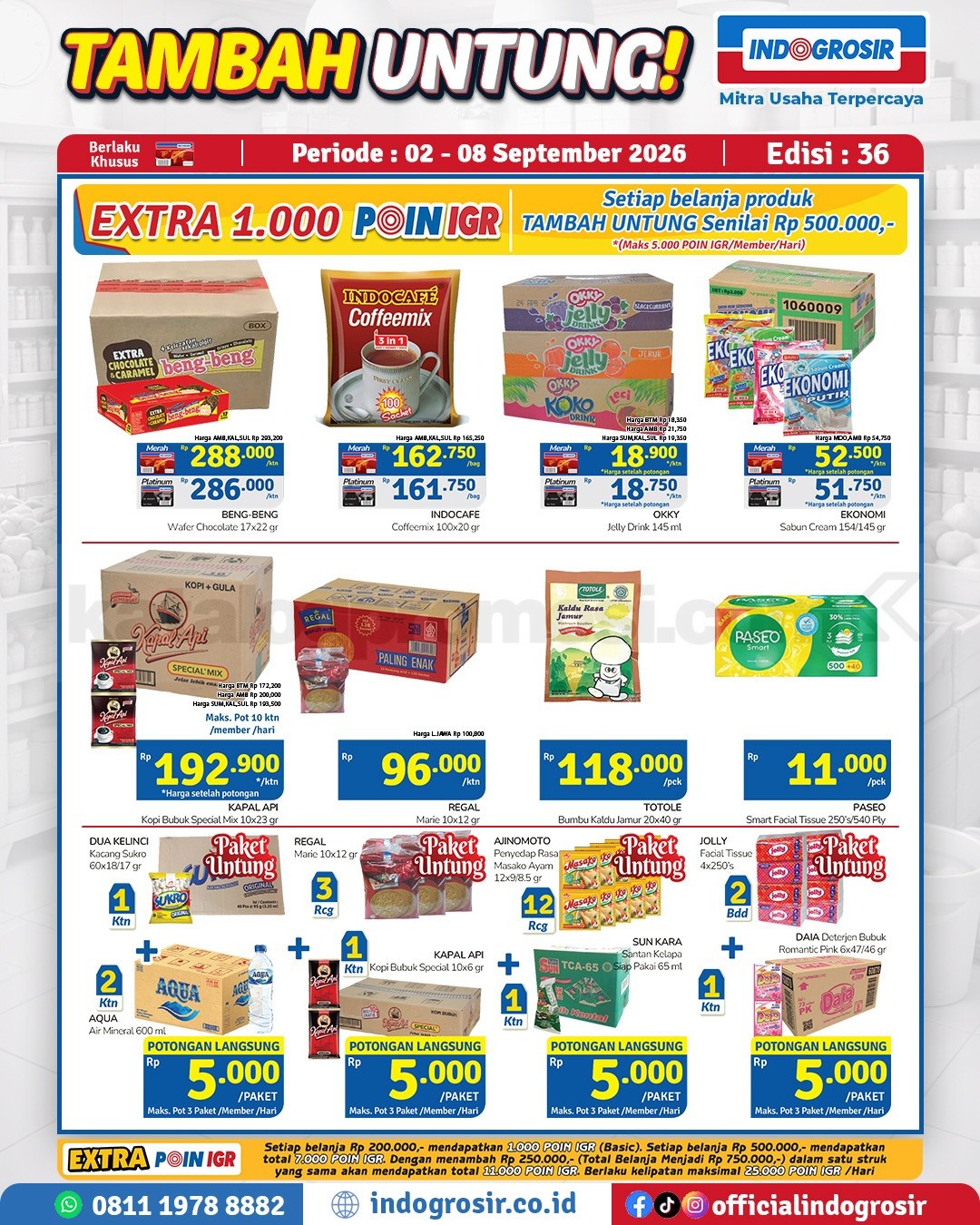 Promo Indogrosir TAMBAH UNTUNG 02-08 September 2026 Promo Indogrosir TAMBAH UNTUNG 02-08 September 2026 1