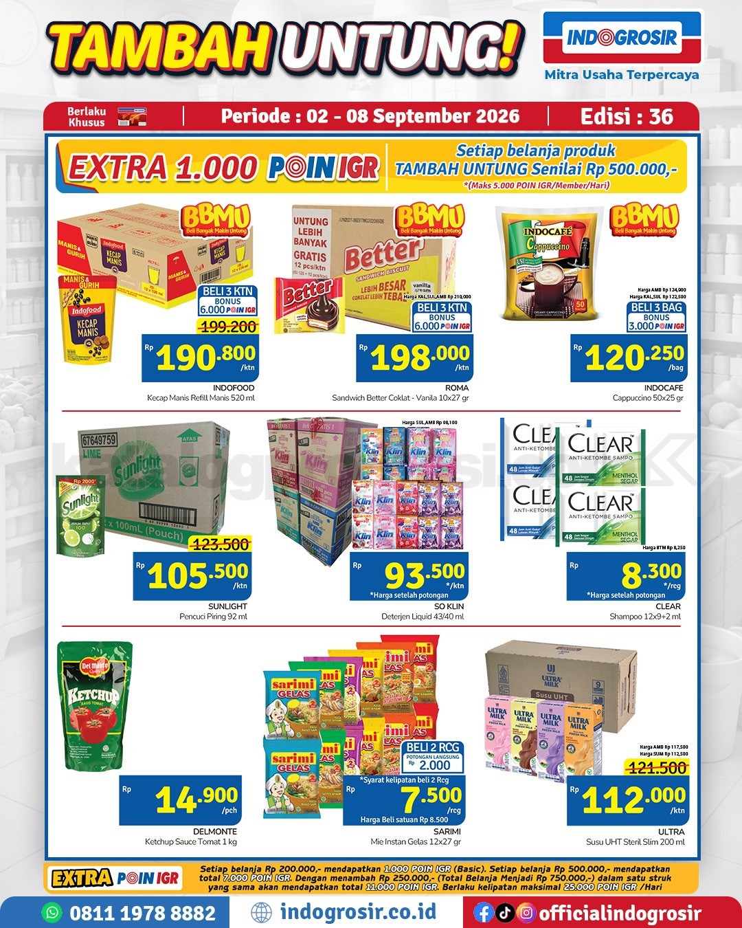 Promo Indogrosir TAMBAH UNTUNG 02-08 September 2026 Promo Indogrosir TAMBAH UNTUNG 02-08 September 2026 5