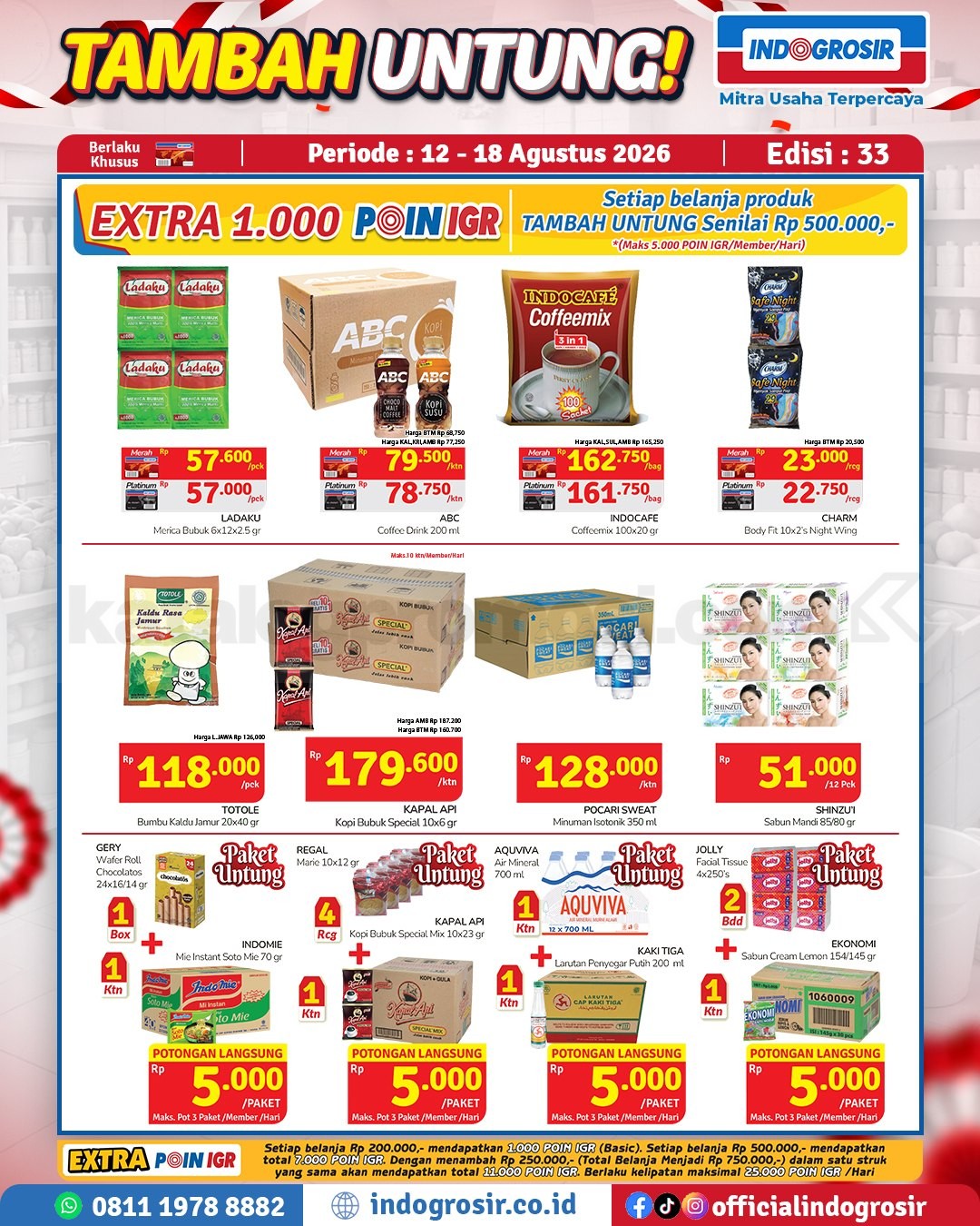 Promo Indogrosir TAMBAH UNTUNG 12-18 Agustus 2026 Promo Indogrosir TAMBAH UNTUNG 12-18 Agustus 2026 1