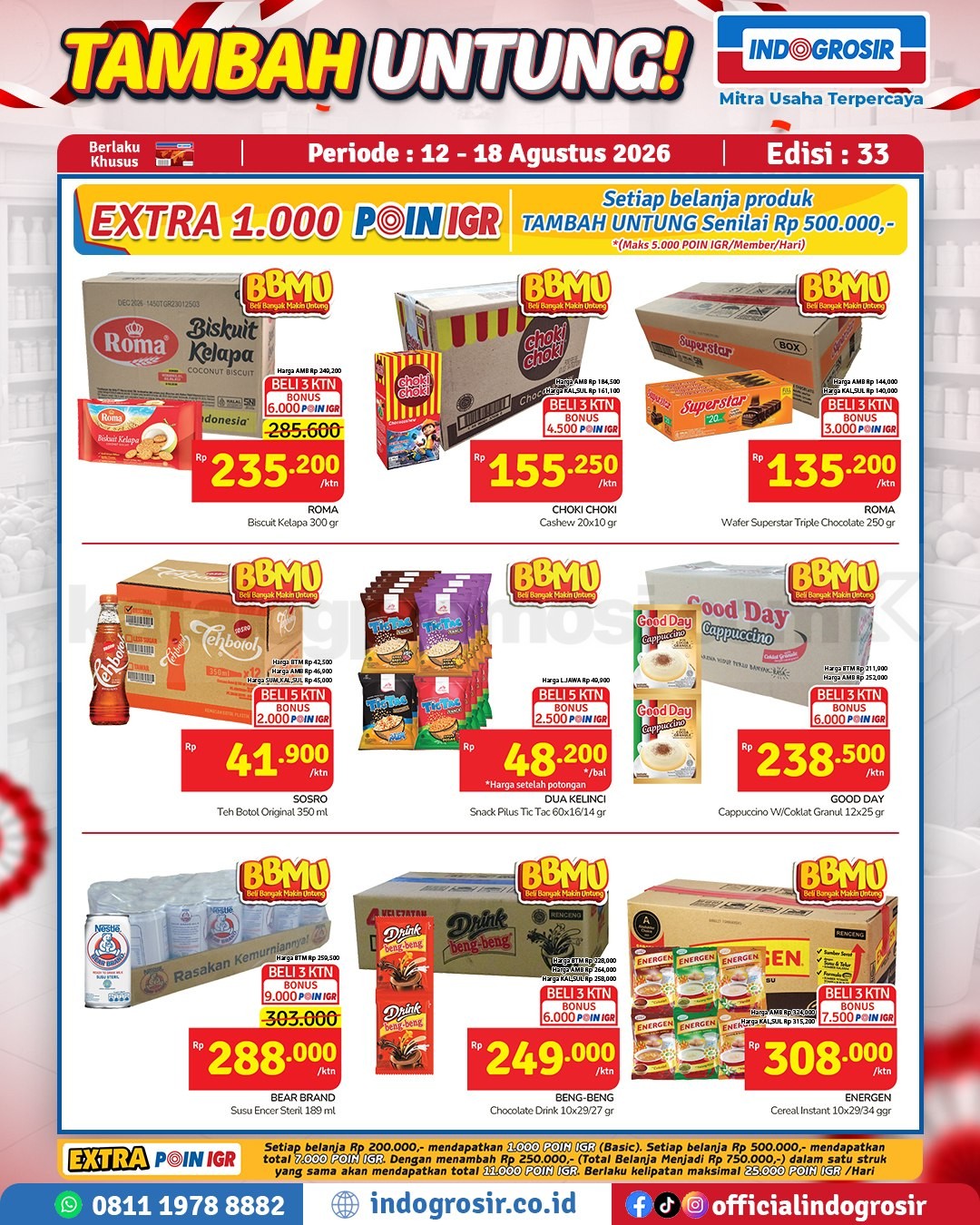 Promo Indogrosir TAMBAH UNTUNG 12-18 Agustus 2026 Promo Indogrosir TAMBAH UNTUNG 12-18 Agustus 2026 4