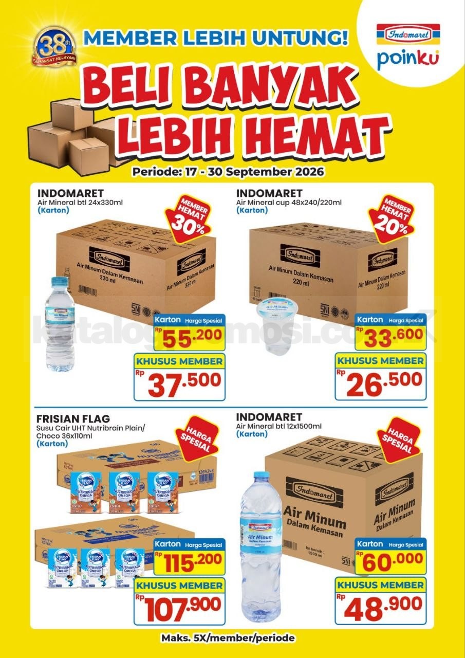 Promo Indomaret Beli Banyak Lebih Hemat 17-30 September 2026 Promo Indomaret Beli Banyak Lebih Hemat 17-30 September 2026