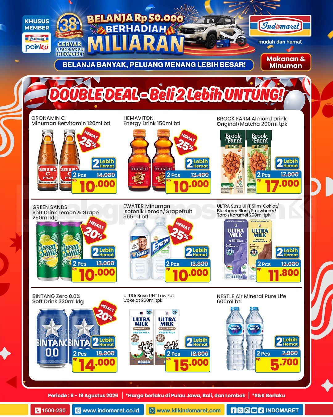 Promo Indomaret Katalog Terbaru 06-19 Agustus 2026