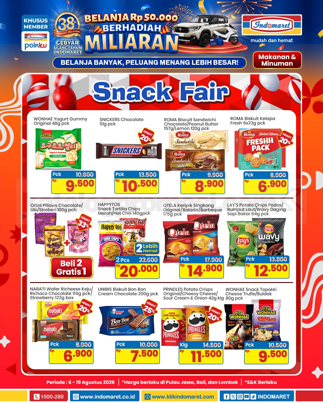 Promo Indomaret Katalog Terbaru 06-19 Agustus 2026