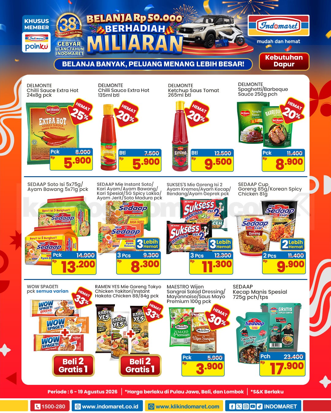 Promo Indomaret Katalog Terbaru 06-19 Agustus 2026
