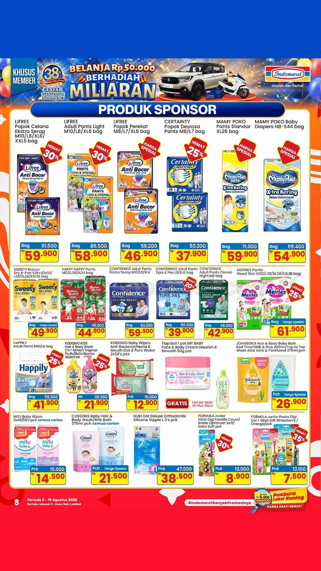 Promo Indomaret Katalog Terbaru 06-19 Agustus 2026 Promo Indomaret Katalog Terbaru 06-19 Agustus 2026 7