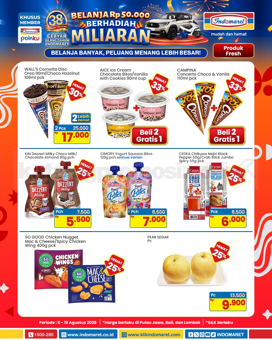 Promo Indomaret Katalog Terbaru 06-19 Agustus 2026