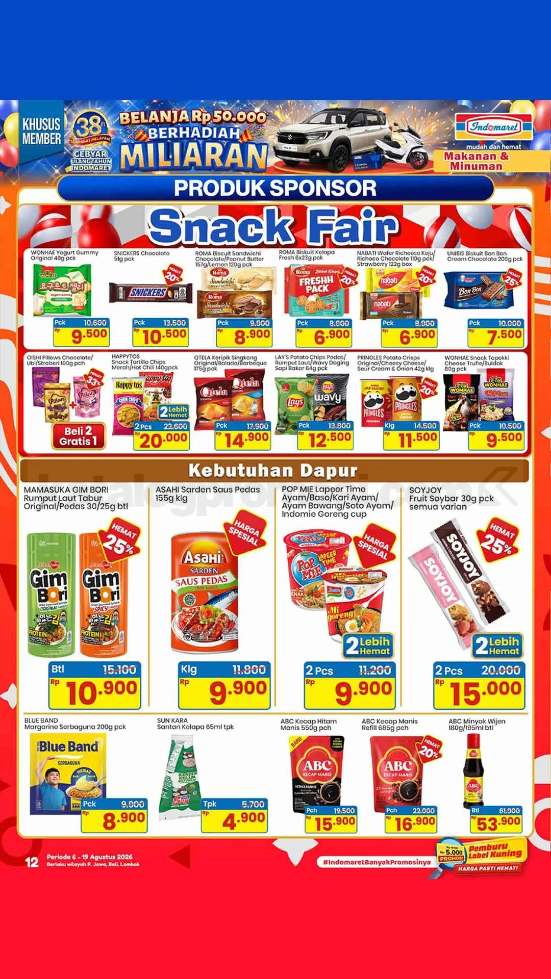 Promo Indomaret Katalog Terbaru 06-19 Agustus 2026 Promo Indomaret Katalog Terbaru 06-19 Agustus 2026 11
