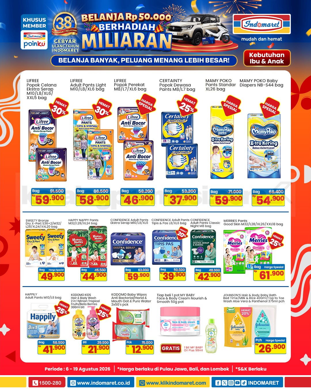 Promo Indomaret Katalog Terbaru 06-19 Agustus 2026