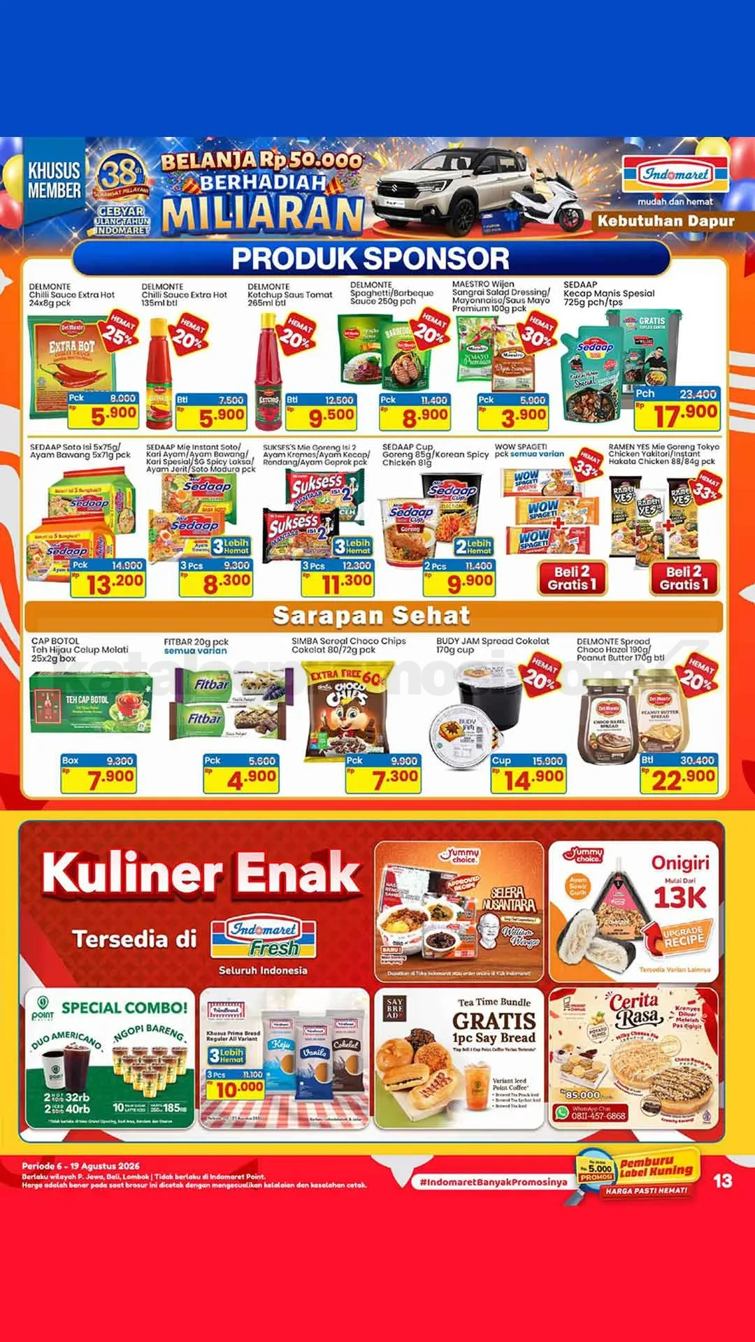 Promo Indomaret Katalog Terbaru 06-19 Agustus 2026 Promo Indomaret Katalog Terbaru 06-19 Agustus 2026 12