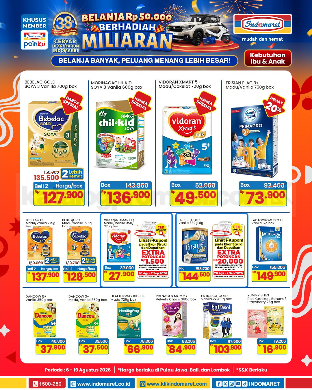 Promo Indomaret Katalog Terbaru 06-19 Agustus 2026