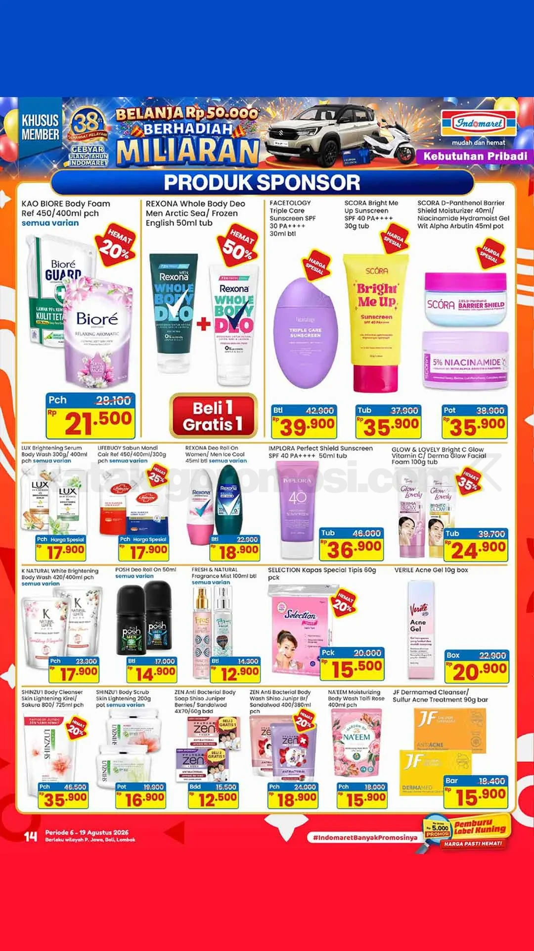 Promo Indomaret Katalog Terbaru 06-19 Agustus 2026 Promo Indomaret Katalog Terbaru 06-19 Agustus 2026 13