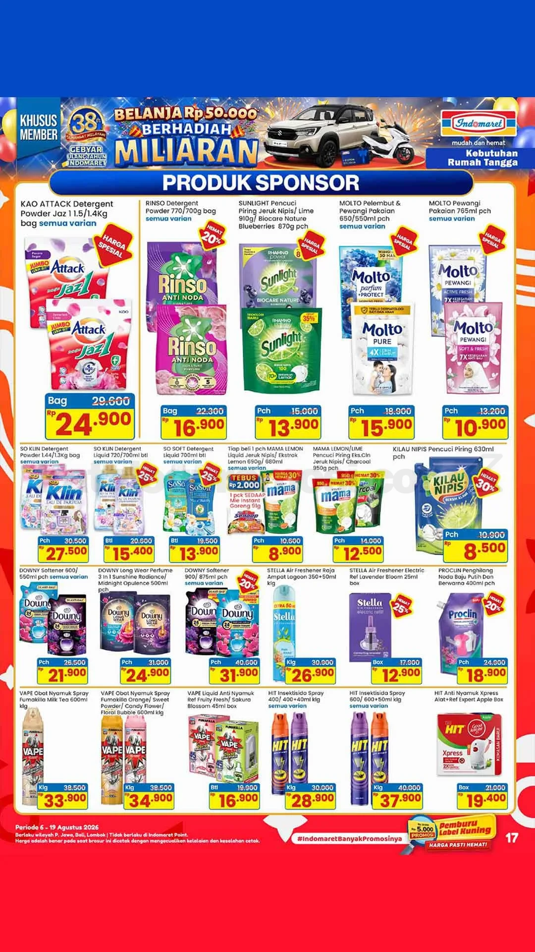 Promo Indomaret Katalog Terbaru 06-19 Agustus 2026 Promo Indomaret Katalog Terbaru 06-19 Agustus 2026 16