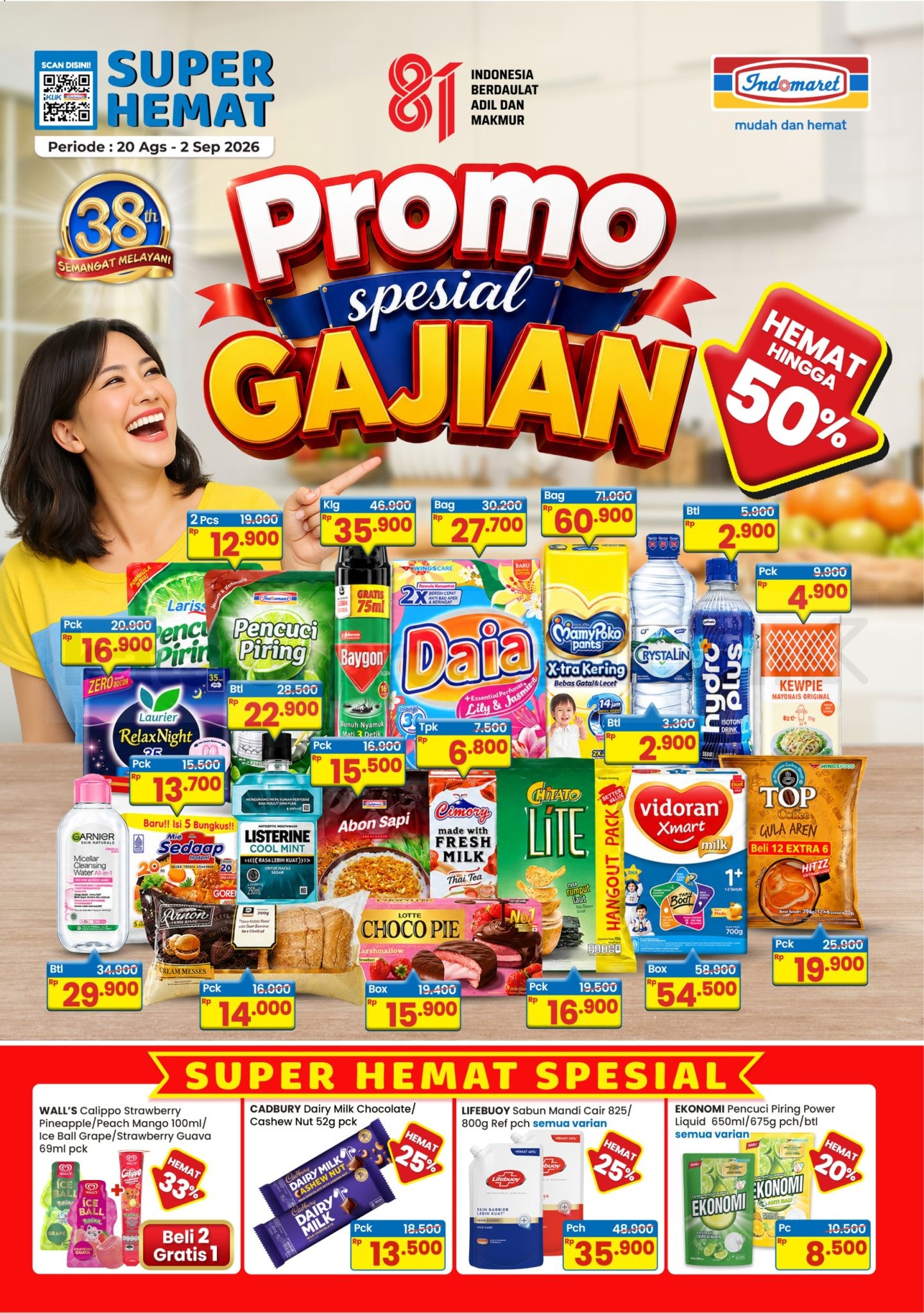 Promo Indomaret Katalog Terbaru 20 Agustus - 02 September 2026