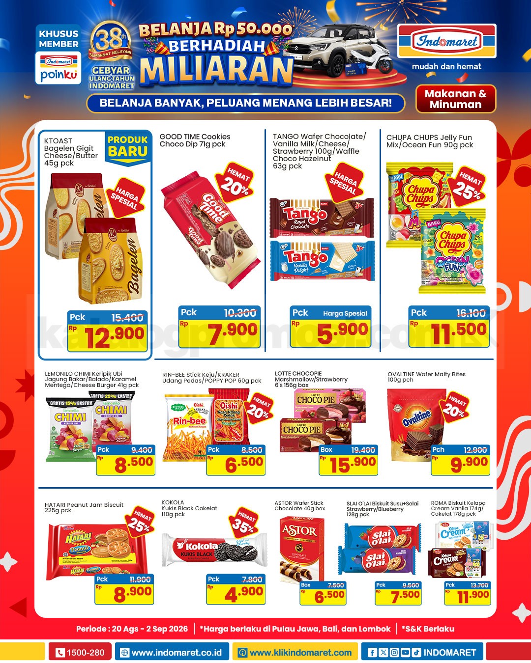 Promo Indomaret Katalog Terbaru 20 Agustus - 02 September 2026