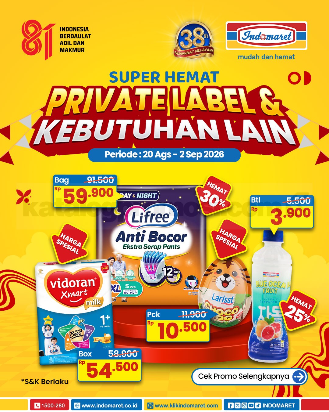 Promo Indomaret Katalog Terbaru 20 Agustus - 02 September 2026