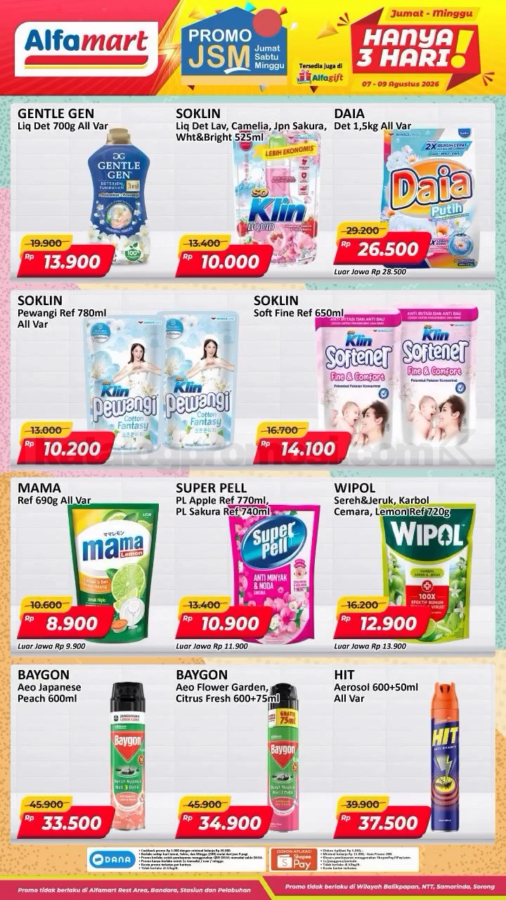 Promo JSM ALFAMART 07-09 Agustus 2026 MINGGU INI