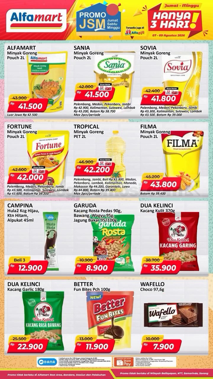 Promo JSM ALFAMART 07-09 Agustus 2026 MINGGU INI