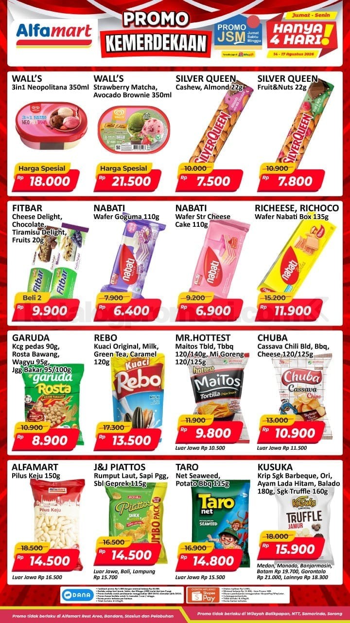 Promo JSM Alfamart 14-17 Agustus 2026 MINGGU INI