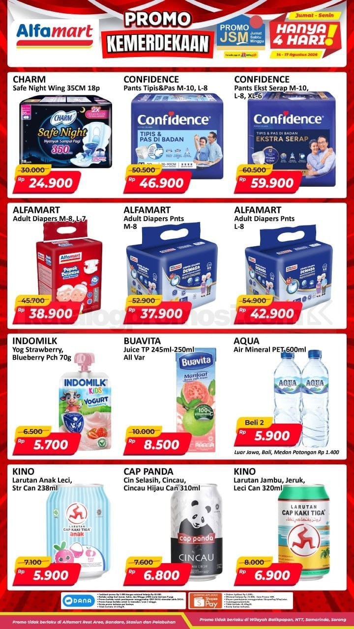 Promo JSM Alfamart 14-17 Agustus 2026 MINGGU INI