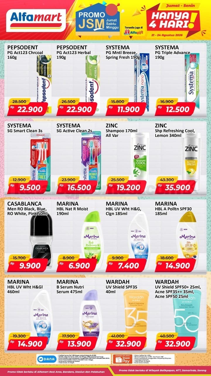 Promo JSM Alfamart 21-24 Agustus 2026 MINGGU INI