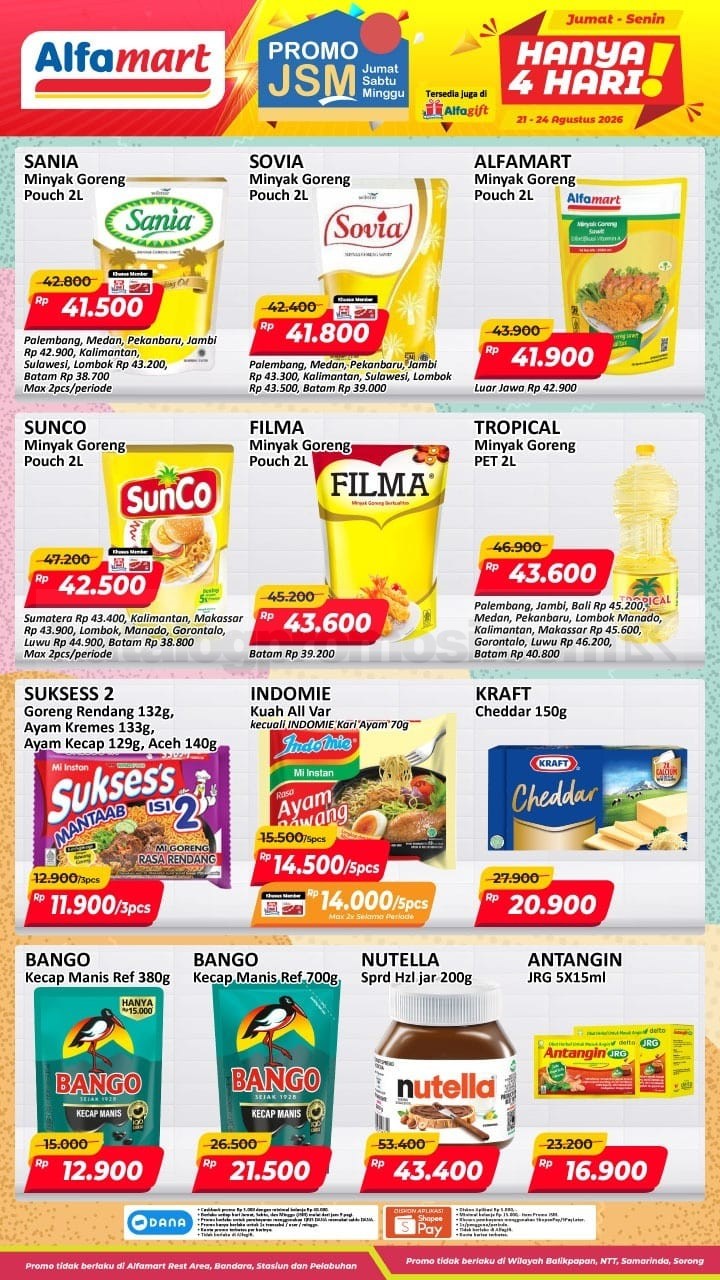 Promo JSM Alfamart 21-24 Agustus 2026 MINGGU INI
