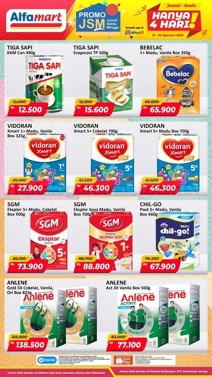 Promo JSM Alfamart 21-24 Agustus 2026 MINGGU INI