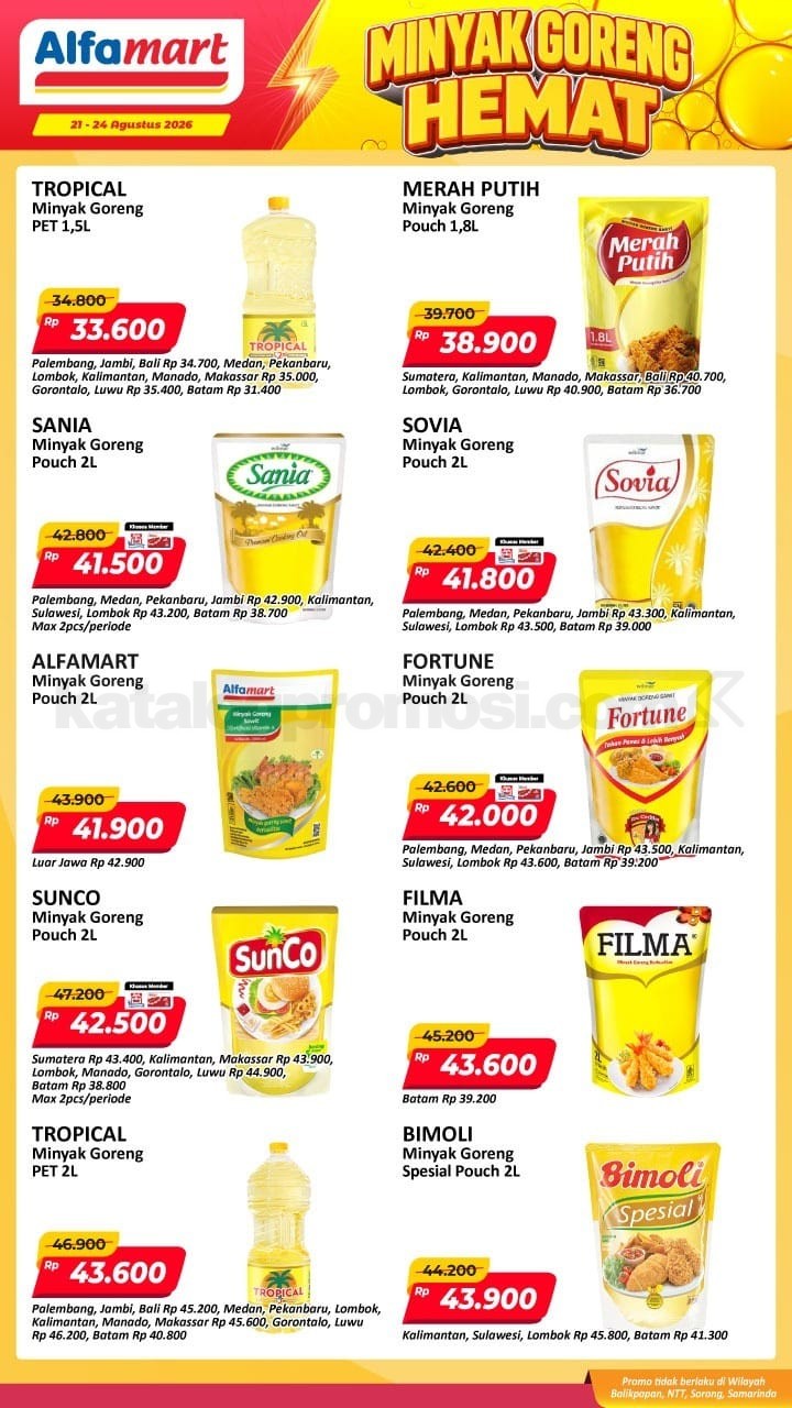 Promo JSM Alfamart 21-24 Agustus 2026 MINGGU INI
