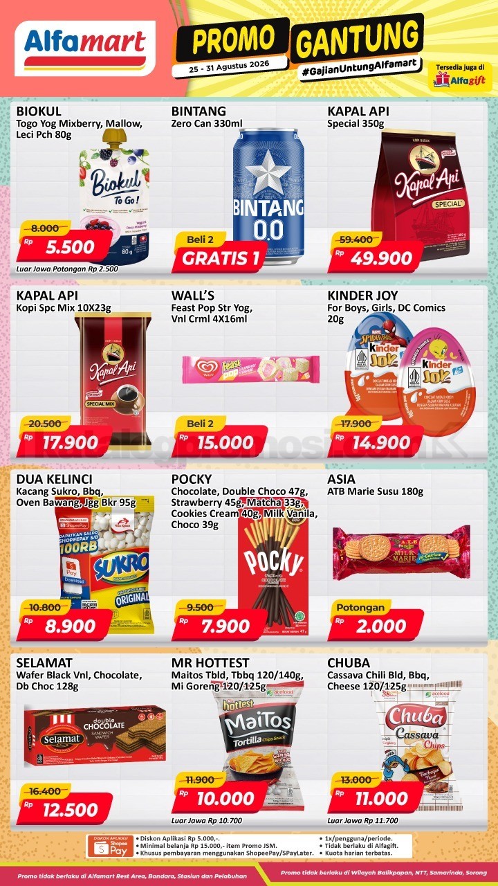 Promo JSM Alfamart 27-31 Agustus 2026 MINGGU INI