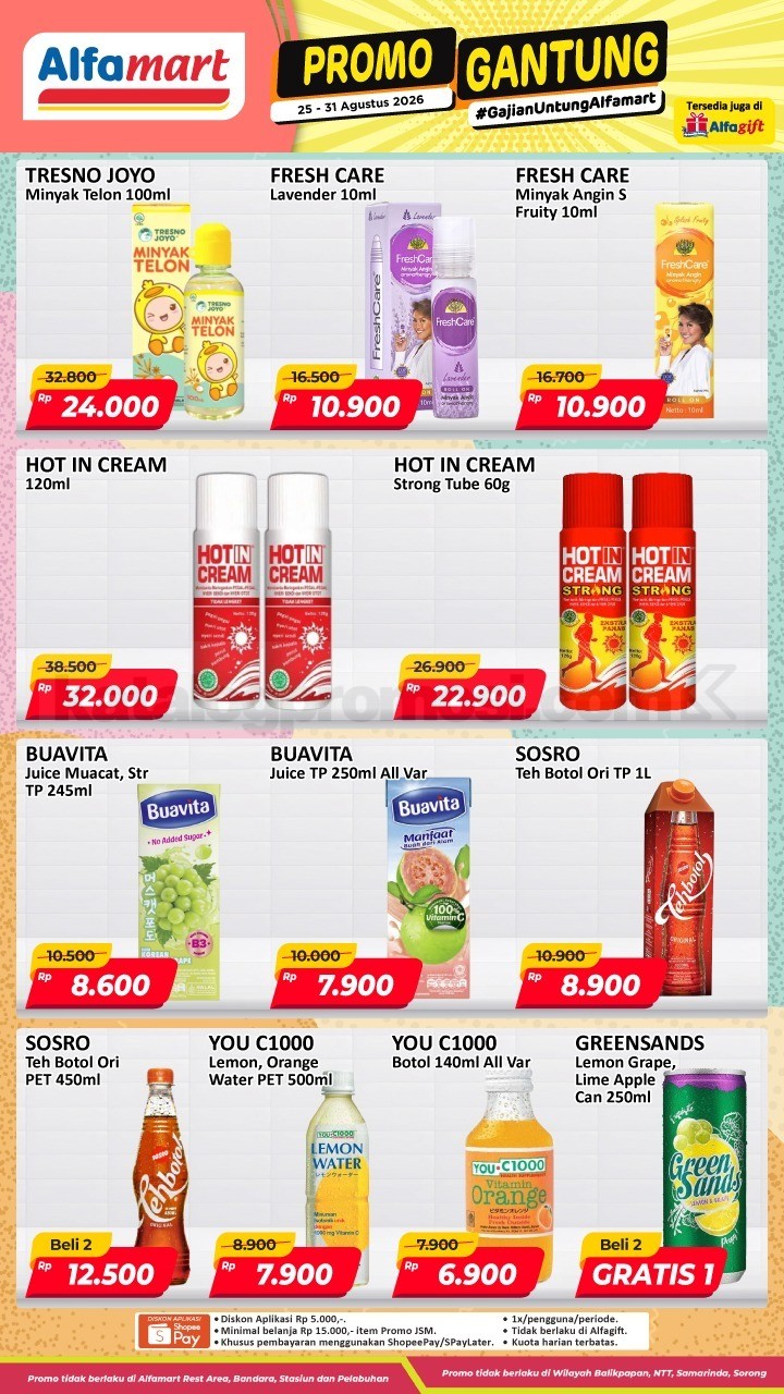 Promo JSM Alfamart 27-31 Agustus 2026 MINGGU INI