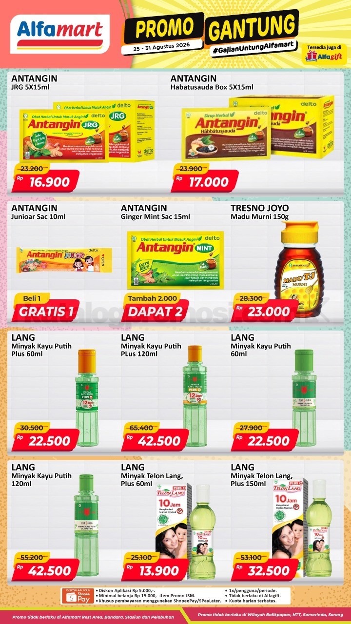 Promo JSM Alfamart 27-31 Agustus 2026 MINGGU INI