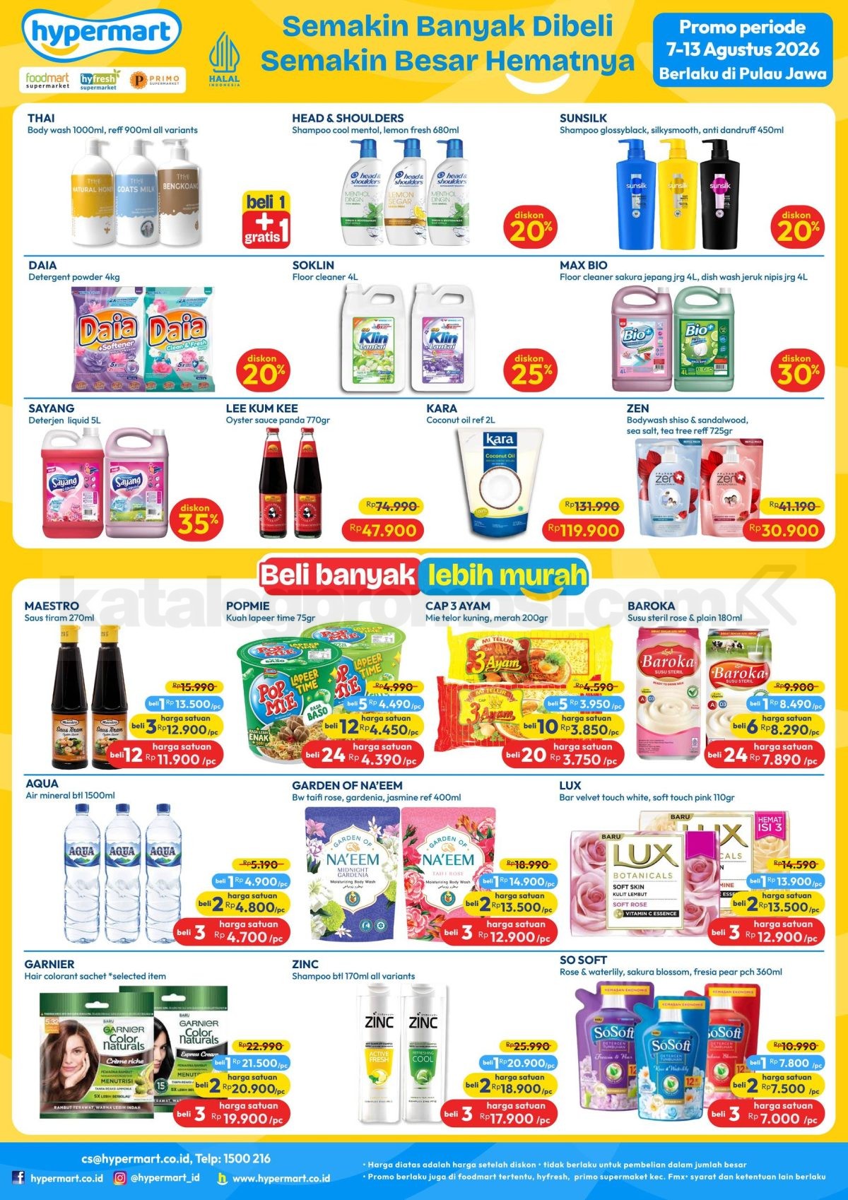 Promo Hypermart Weekday 10-13 Agustus 2026 Promo Hypermart Weekday 10-13 Agustus 2026 13