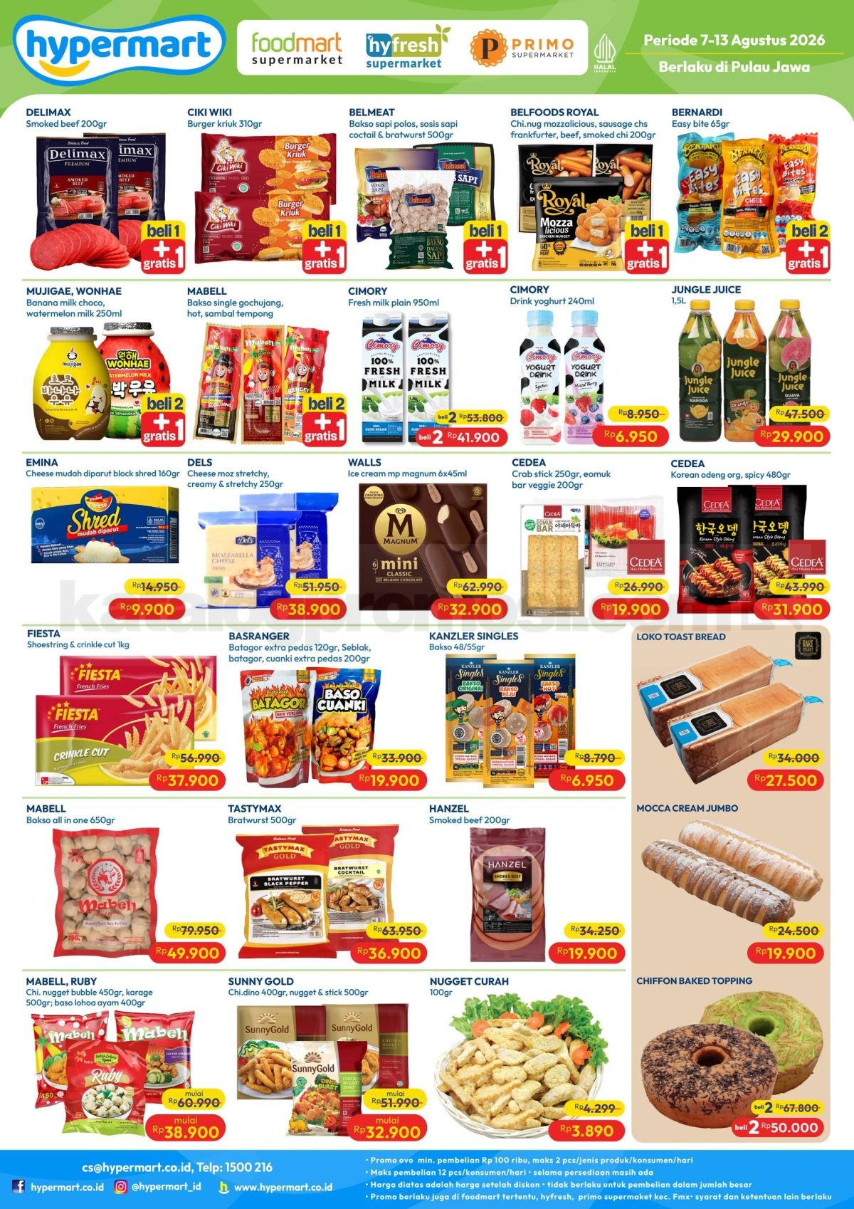 Promo Hypermart Weekday 10-13 Agustus 2026 Promo Hypermart Weekday 10-13 Agustus 2026 14