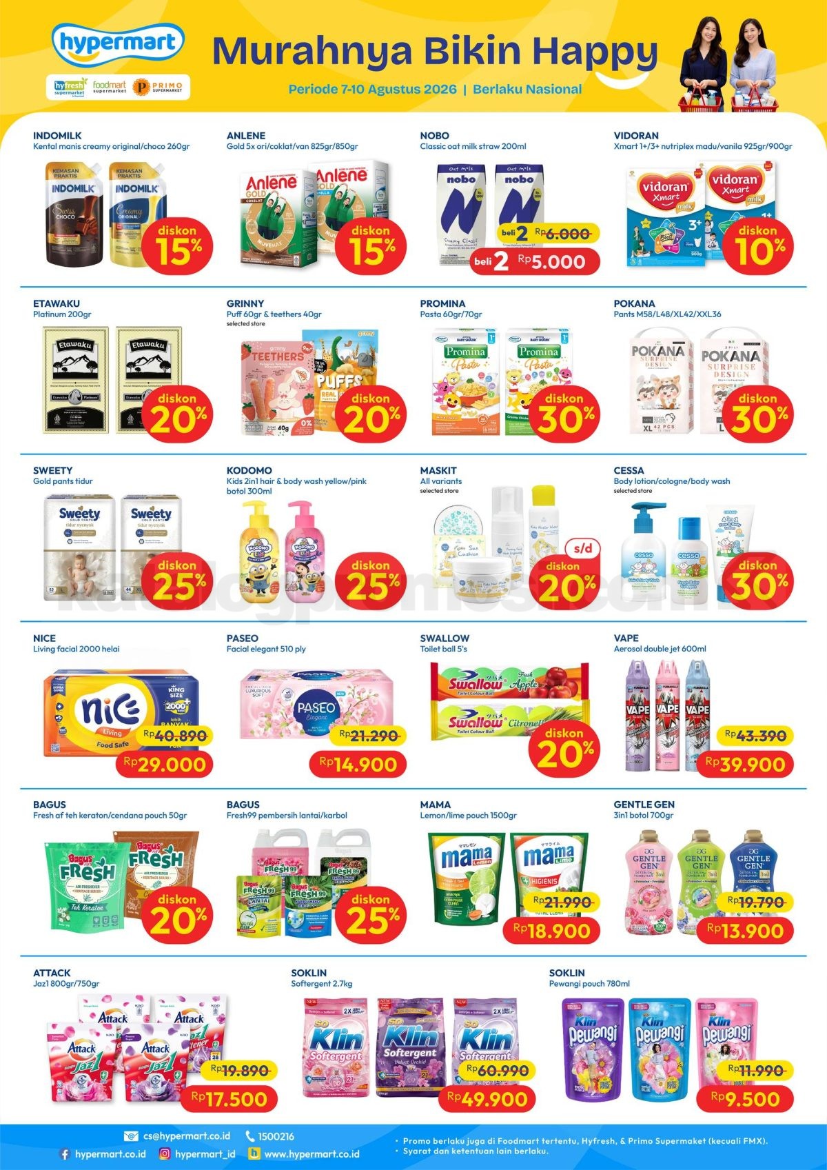 Promo Hypermart Weekday 10-13 Agustus 2026 Promo Hypermart Weekday 10-13 Agustus 2026 18