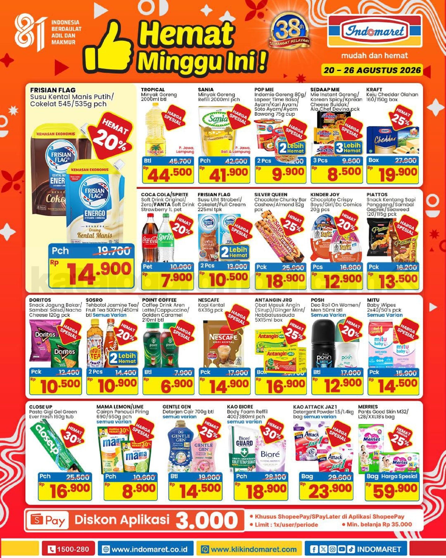 Promo JSM Indomaret 21-23 Agustus 2026 Minggu Ini