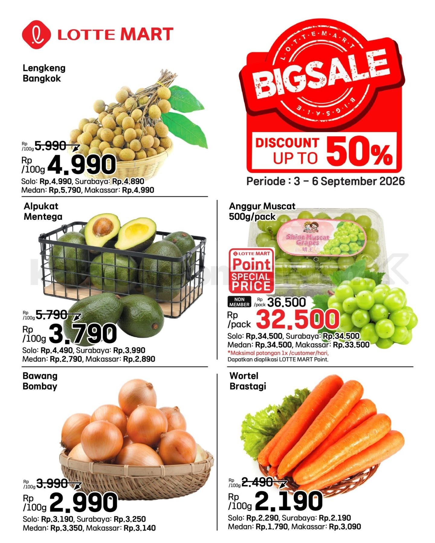 Promo JSM Lottemart Weekend 03-06 September 2026