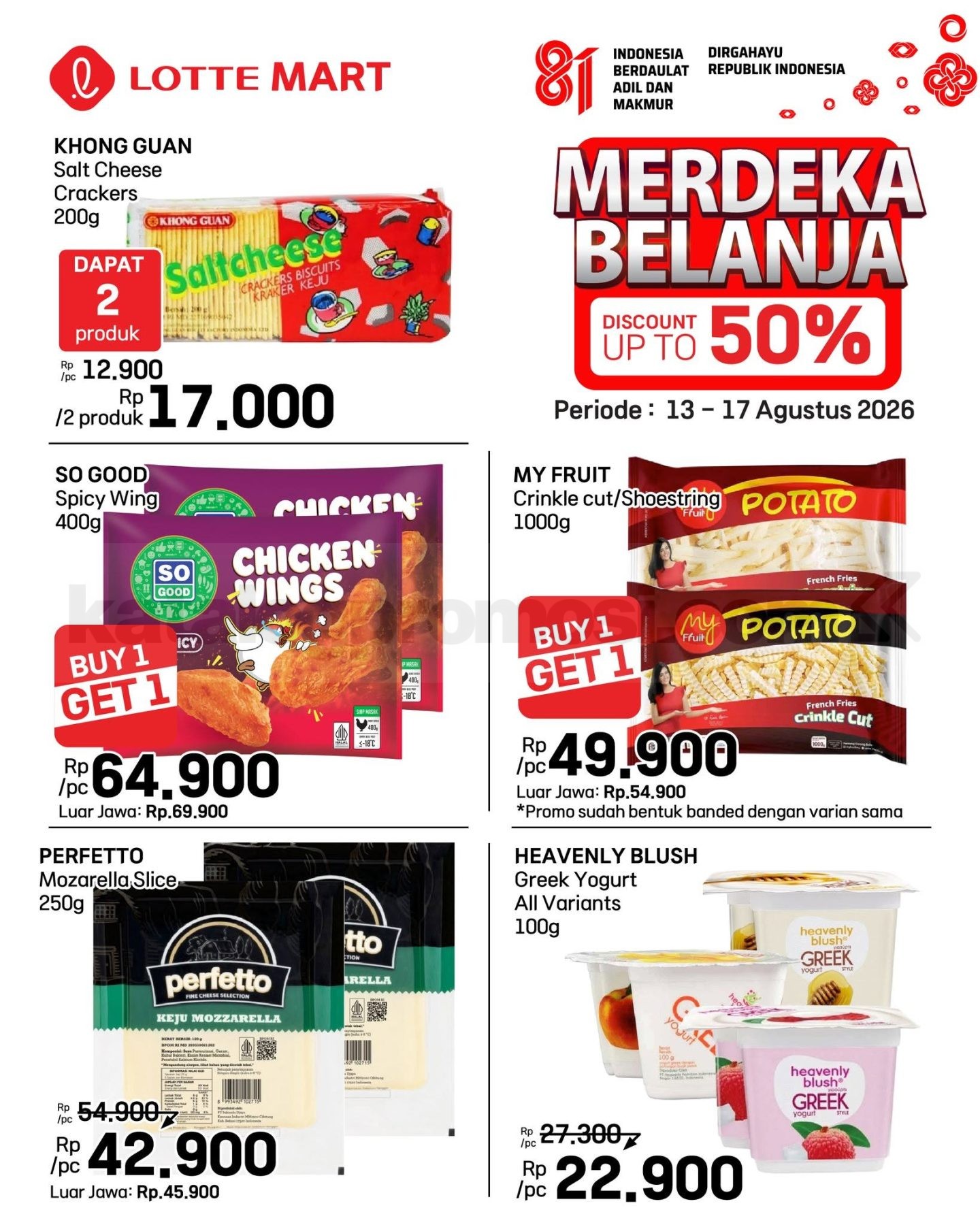 Promo JSM Lottemart Weekend 13-17 Agustus 2026