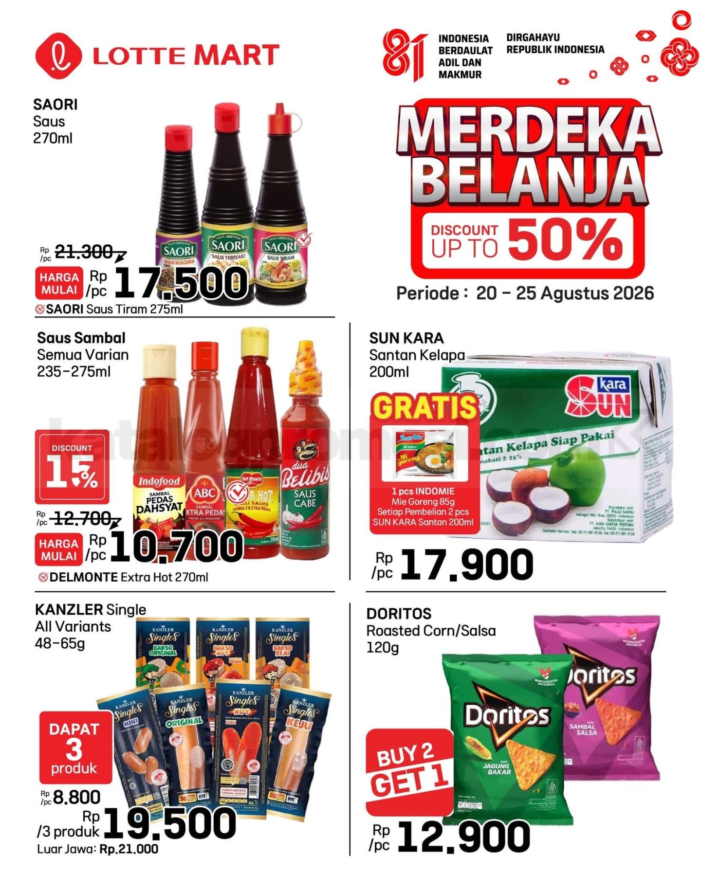 Promo JSM Lottemart Weekend 20-25 Agustus 2026