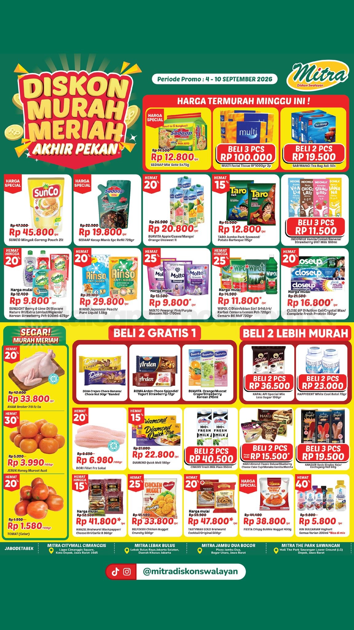 Promo JSM Mitra Diskon Swalayan Akhir Pekan 04-10 September 2026