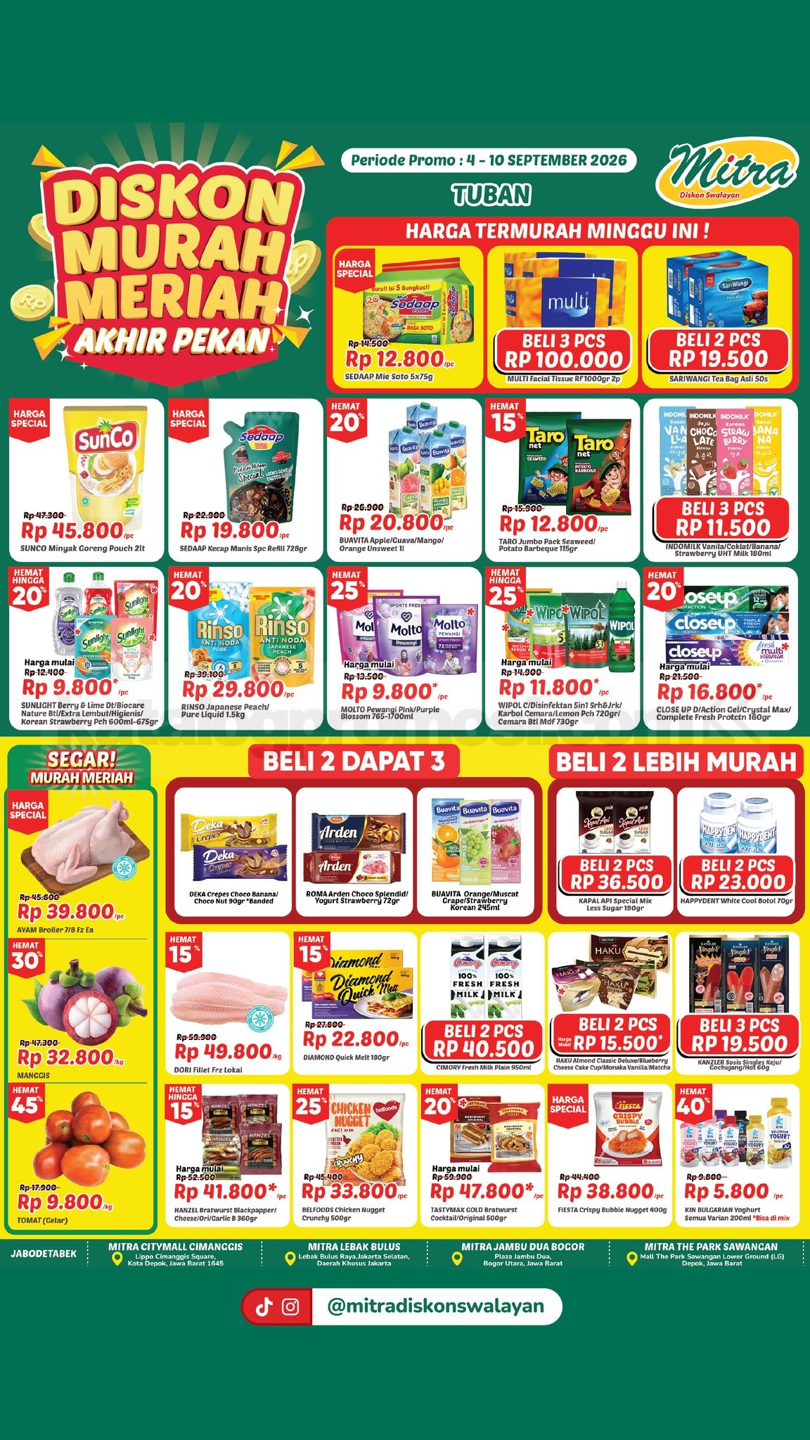 Promo JSM Mitra Diskon Swalayan Akhir Pekan 04-10 September 2026
